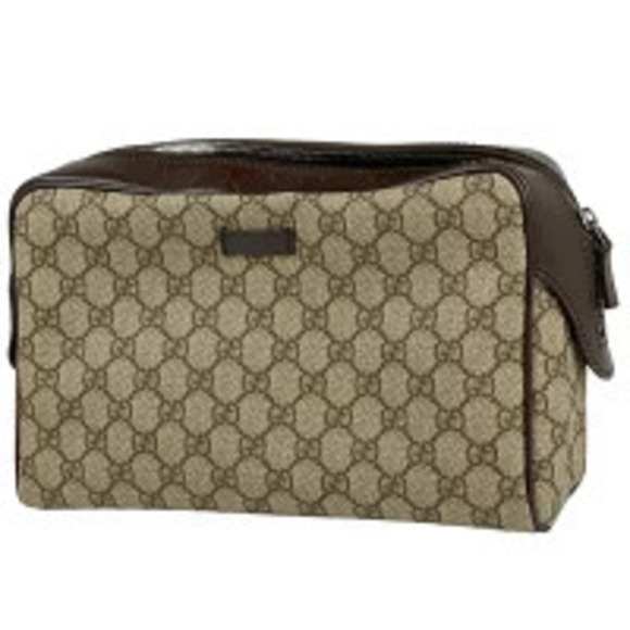 Gucci Handbags - Gucci GG clutch bag Clutch canvas brown
